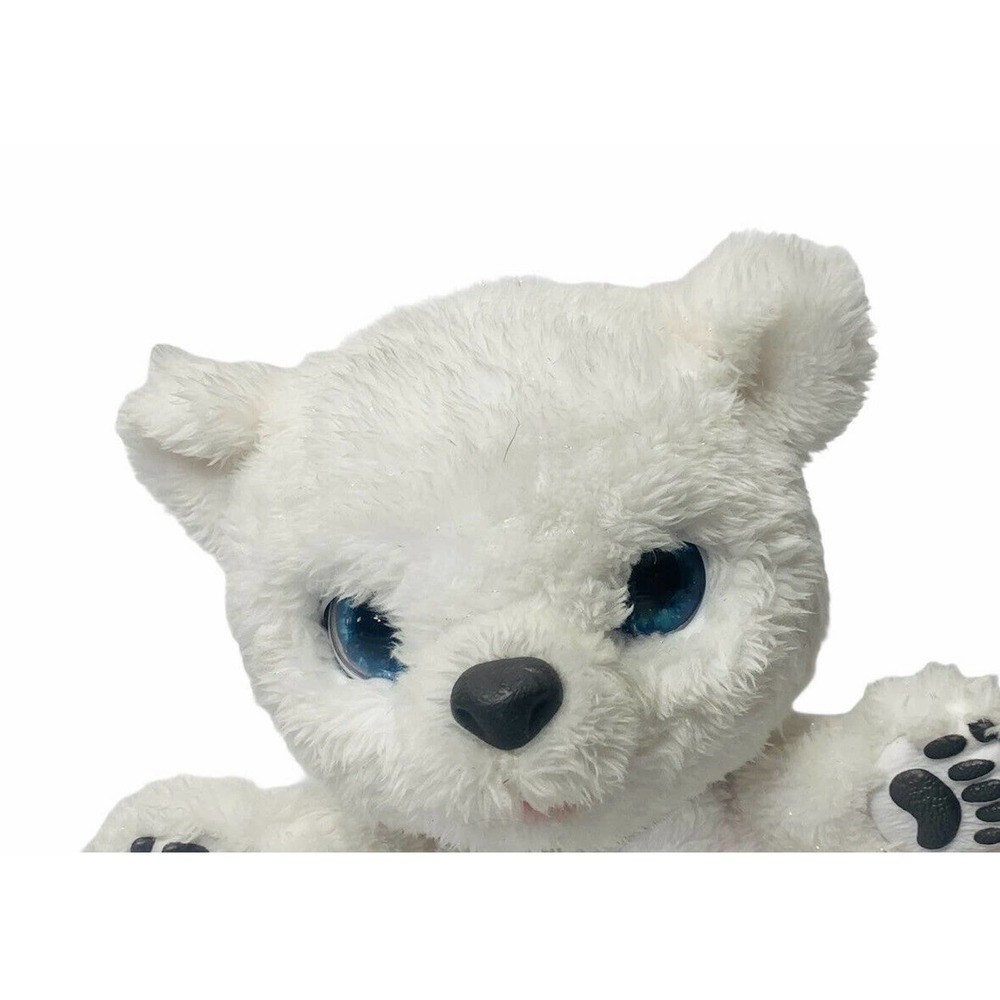 Fur Real Snifflin‎ Sawyer Plush Baby Polar Bear Cub White Fur Interactive Toy - Picture 2 of 6